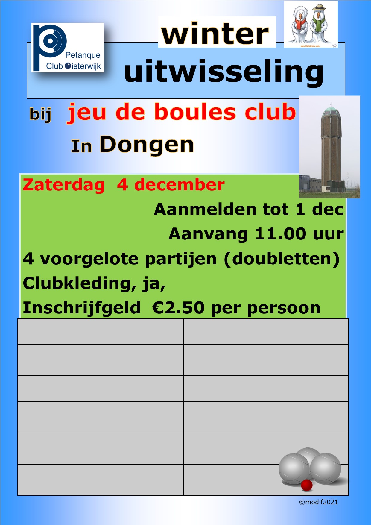 21 winter uitwisseling dongen