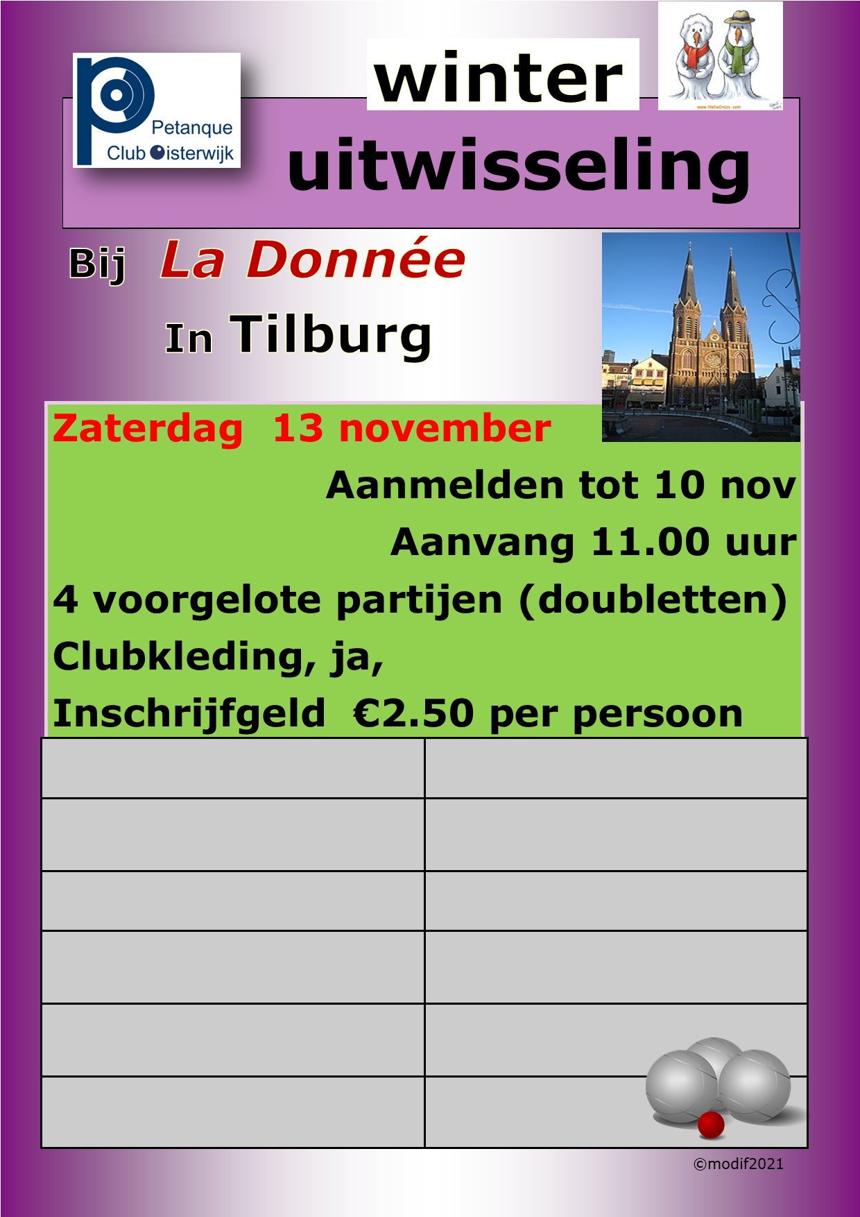 21 winter uitwisseling ladonee