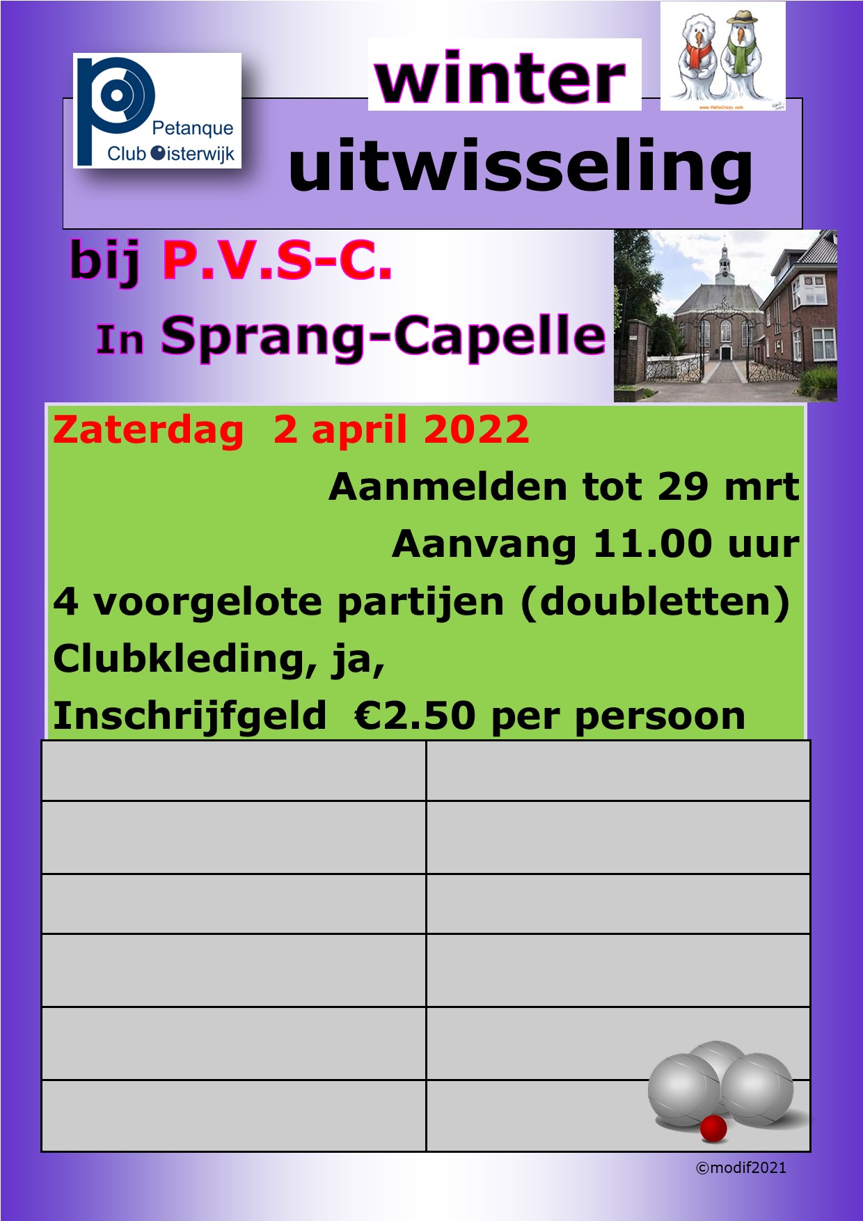 22 winter uitwisseling sprang