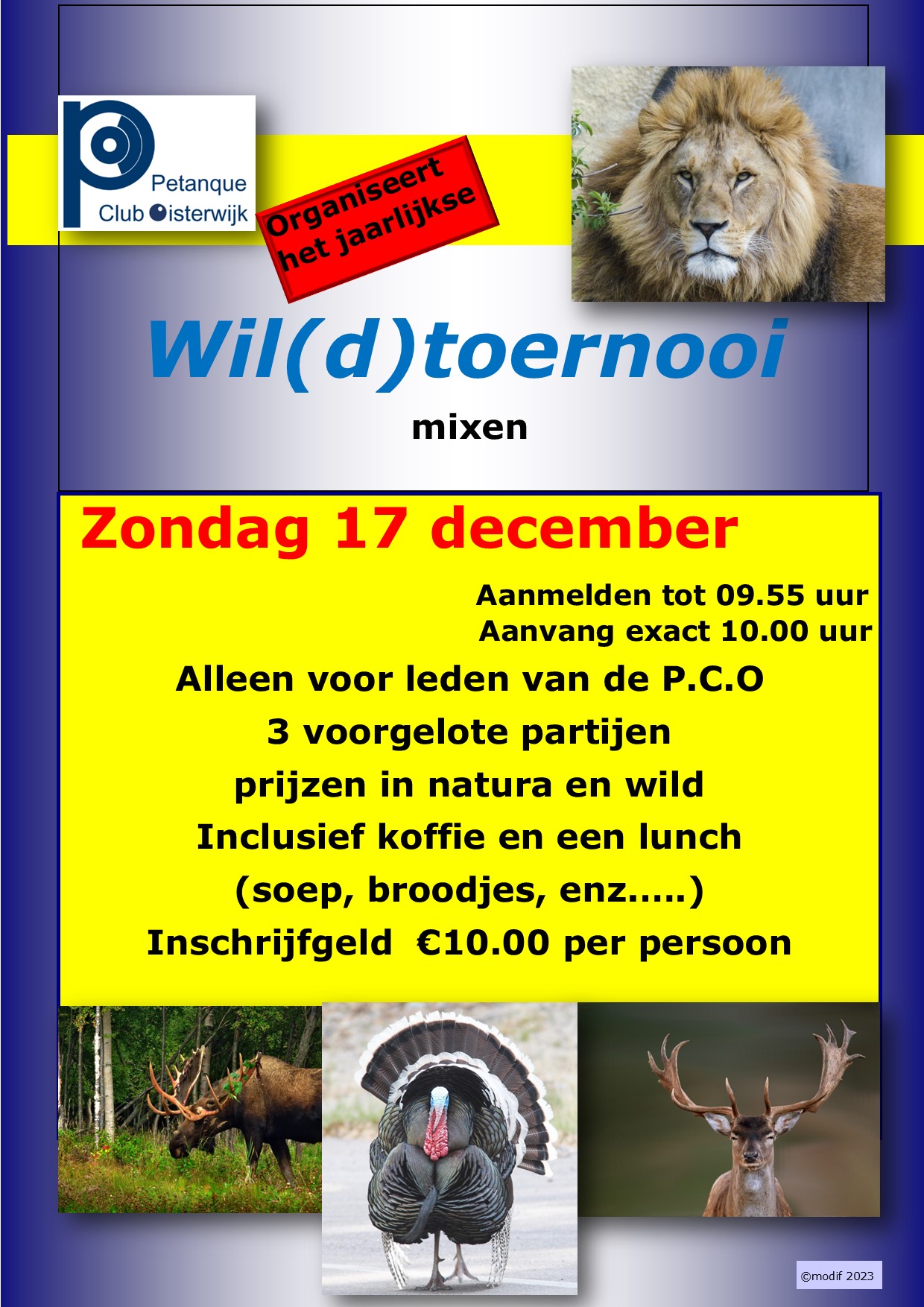 23 wildtoernooi