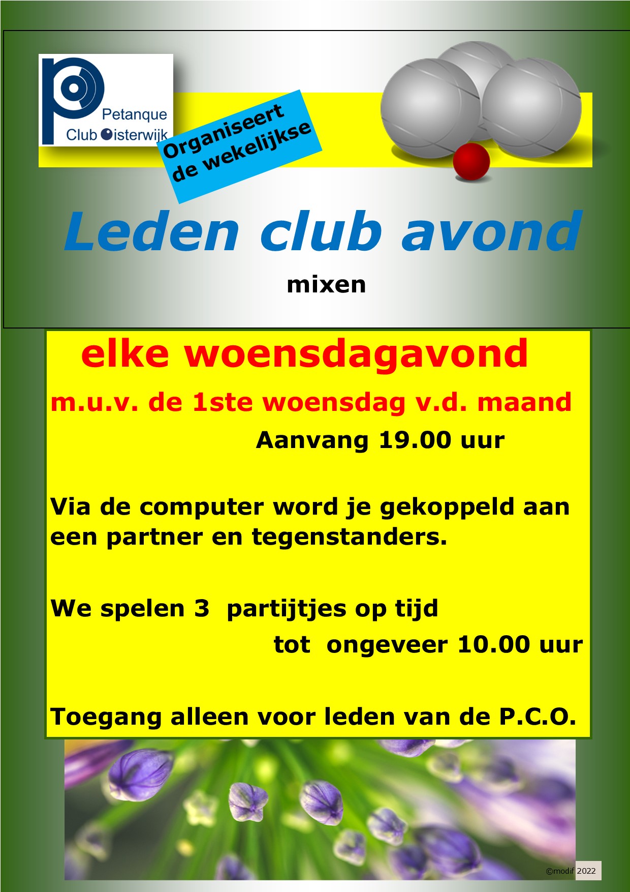 woensdagavond